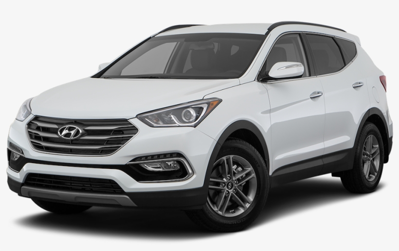 2018 White Hyundai Santa Fe Sport, transparent png