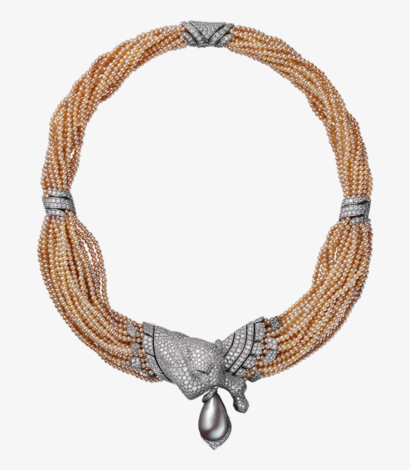 High Jewelry Necklace High Jewelry />panthère De Cartier, transparent png