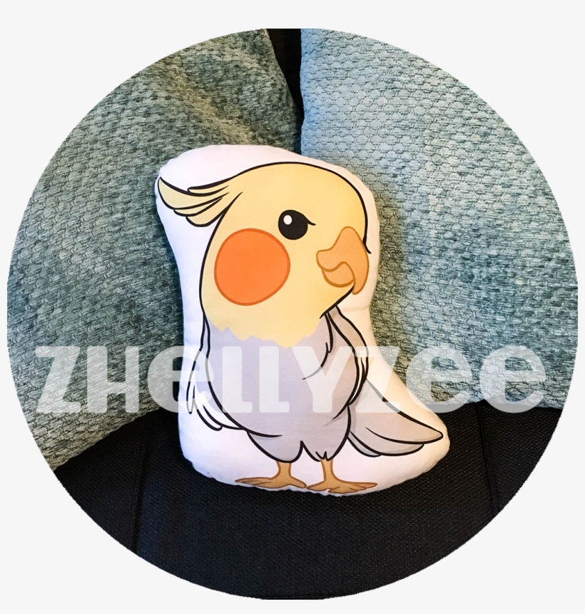 Sweet Cockatiel Pillow Plush, transparent png