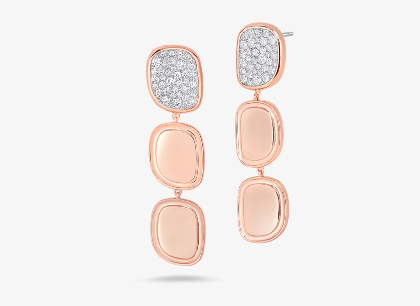 Roberto Coin Drop Earrings With Diamonds, transparent png