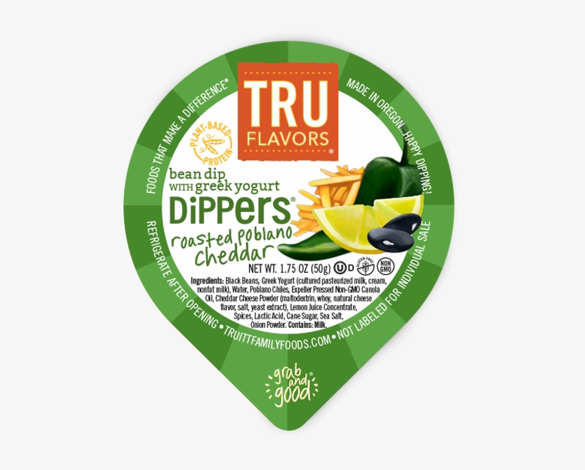 Tru Flavors Roasted Poblano Cheddar Dippers, transparent png