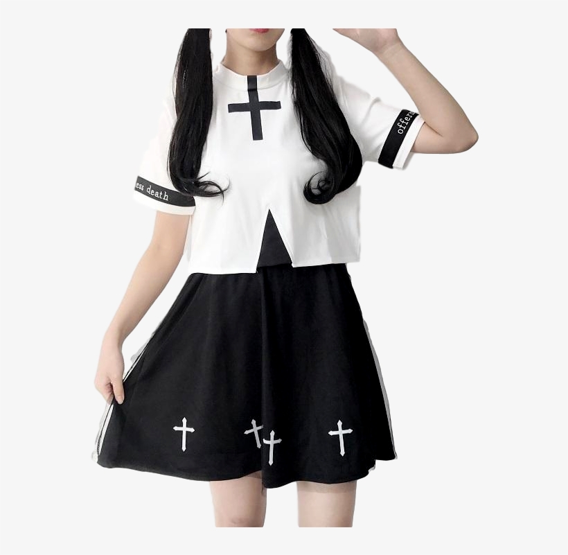 Sweet Little School Girl Skirt, transparent png