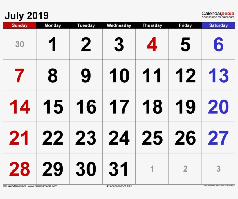 2019 Calendar Png Picture, transparent png