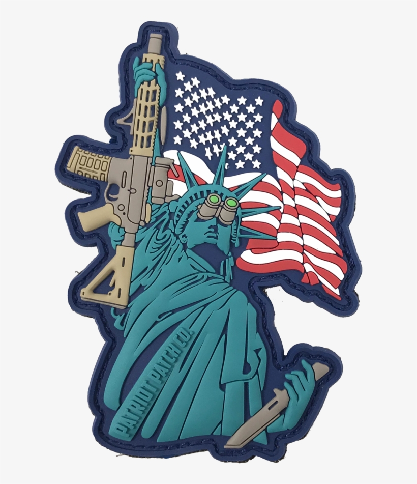 Lady Liberty - Patch, transparent png