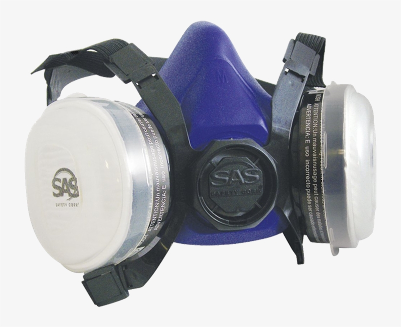 Sas 8661-92 N95 Bandit Disposable Respirator Medium, transparent png