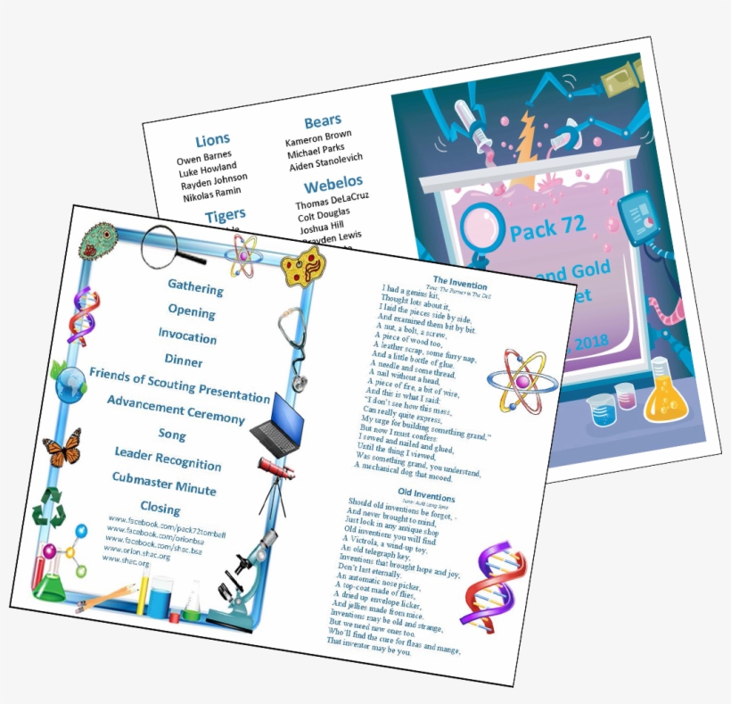 Pack Meeting And Blue And Gold Banquet Ideas Including, transparent png