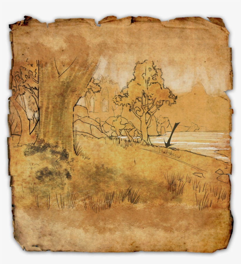 Bangkorai Ce Treasure Map, transparent png