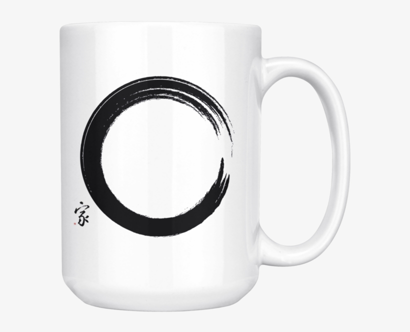 Enso Zen Life Jumbo Coffee Mug, transparent png