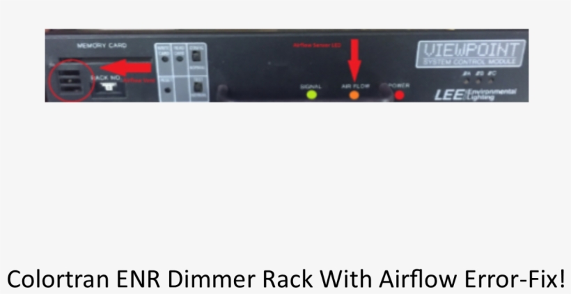 Colortran Enr Dimmer Rack With Airflow Error, transparent png