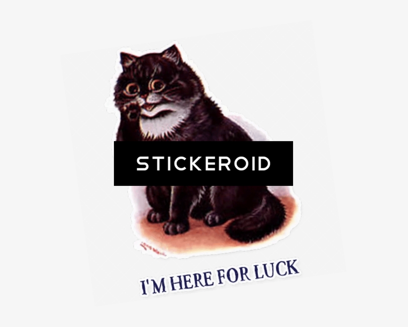 I'm Here For Luck Cat, transparent png