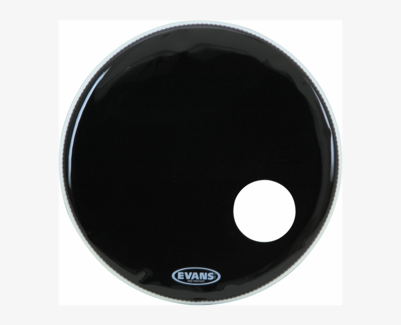 Evans Eq3 Reso Black Bass Drum Head, transparent png