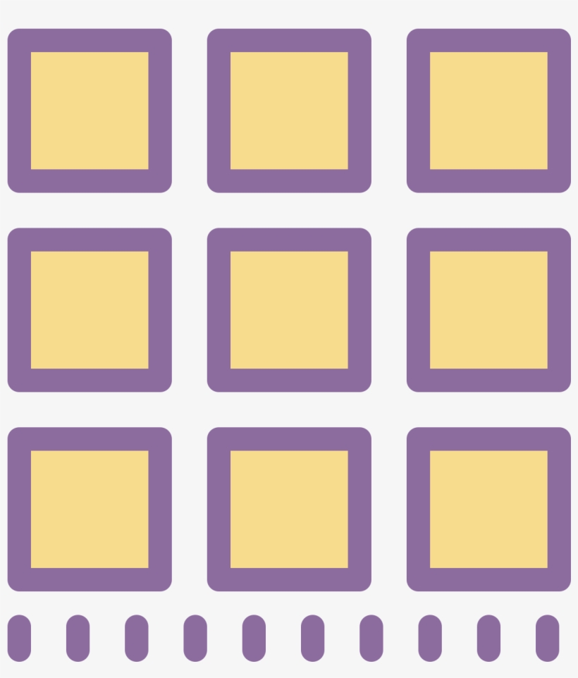 Squared Menu Icon, transparent png