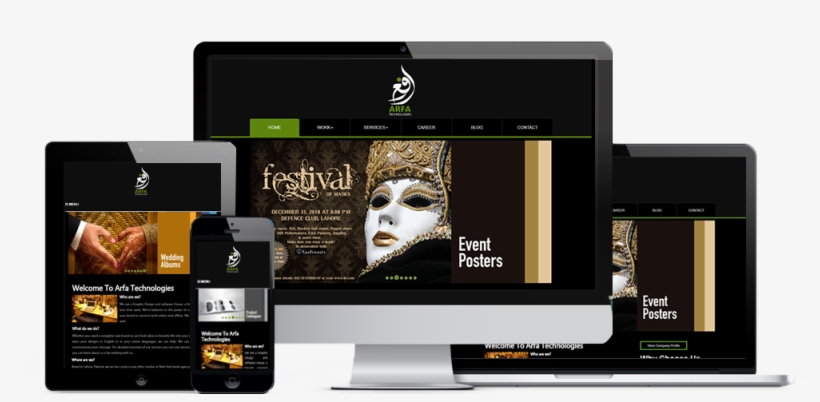 Arfa Technologies Responsive Website Design Services, transparent png