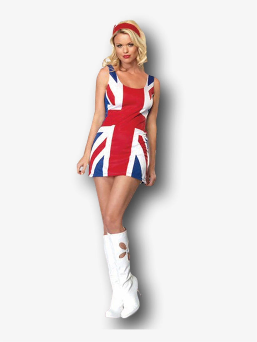 British Flag Dress, transparent png