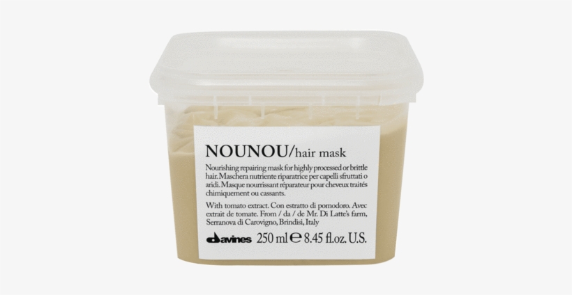 Davines Nounou Nourishing Repairing Mask 250ml, transparent png