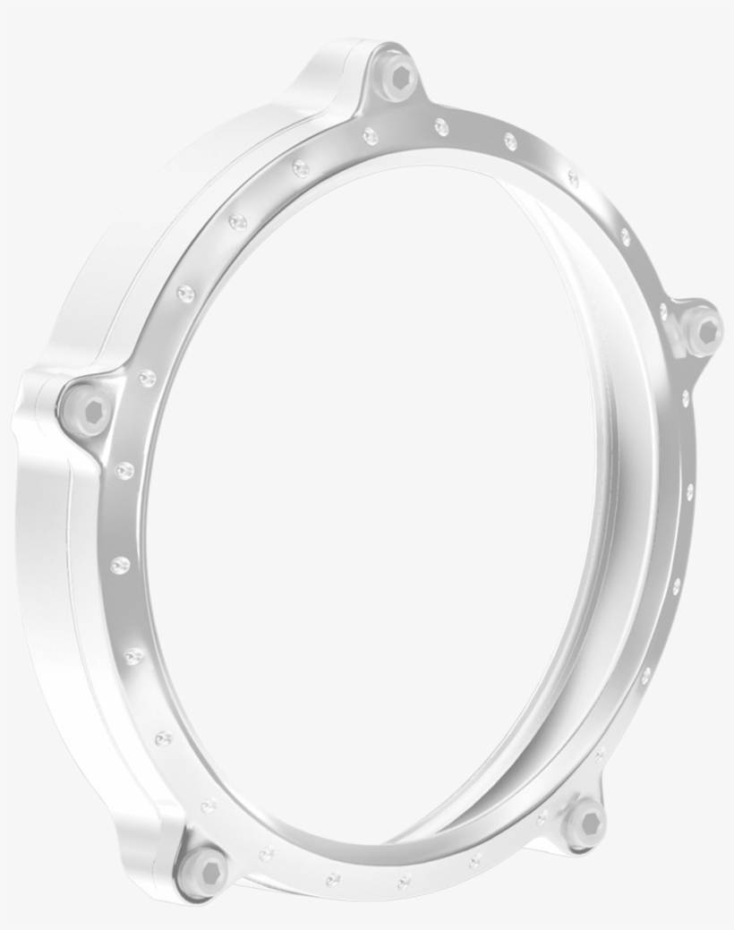 Roland Sands Chrome Tracker Headlight Bezel For Harley-davidson, transparent png