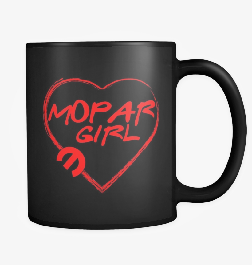 Mopar Girl Heart Mug, transparent png