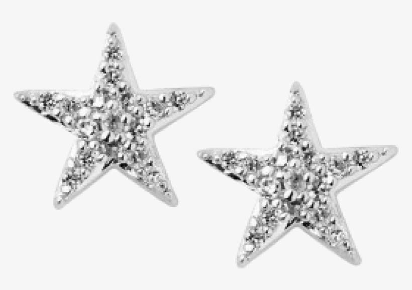 Links Of London Star Diamond Essentials Stud Earrings, transparent png