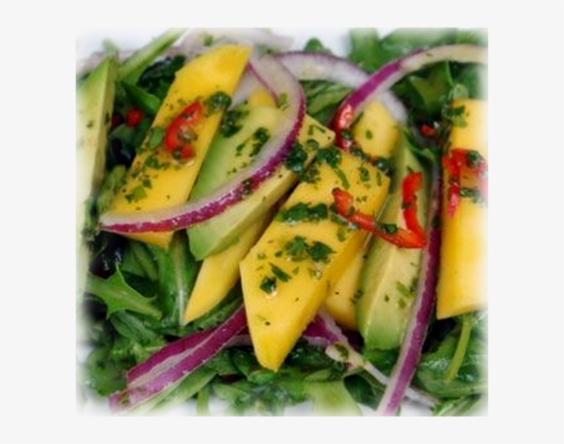 Ensalada De Rúcula, Mango, Aguacate, transparent png