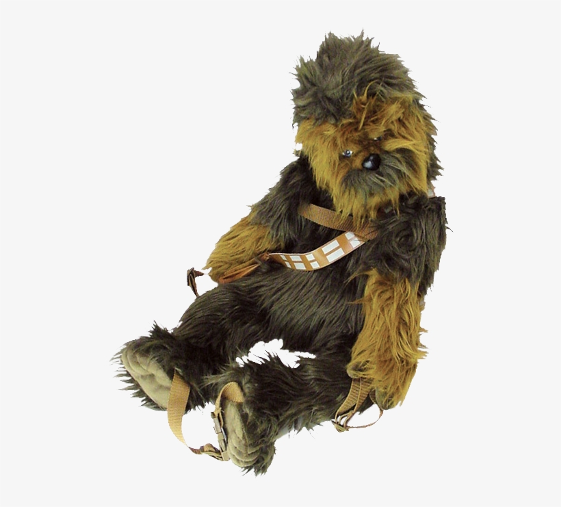 Chewbacca Plush Buddies Backpack, transparent png
