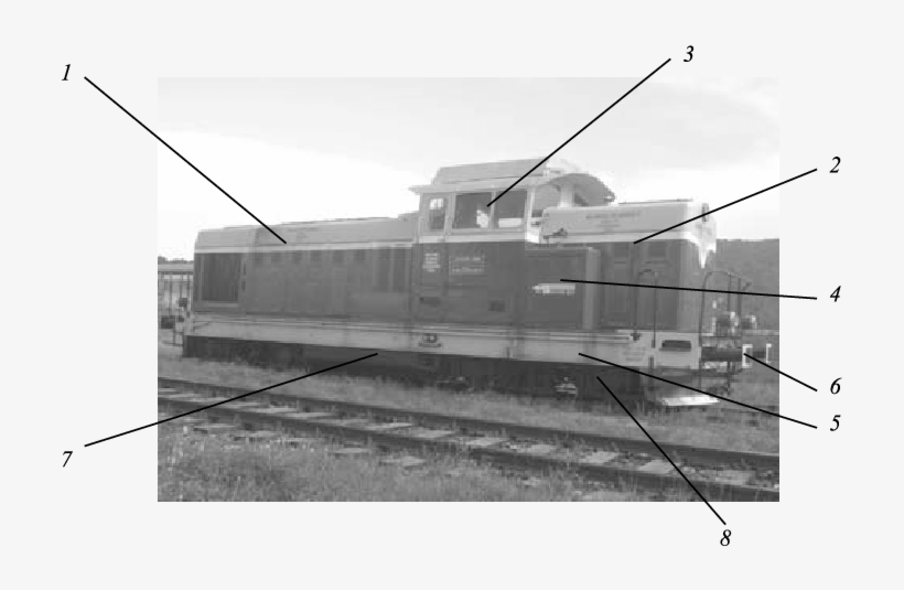 Components Of Locomotive Ldh 125 Of 920 Kw 1 Large, transparent png