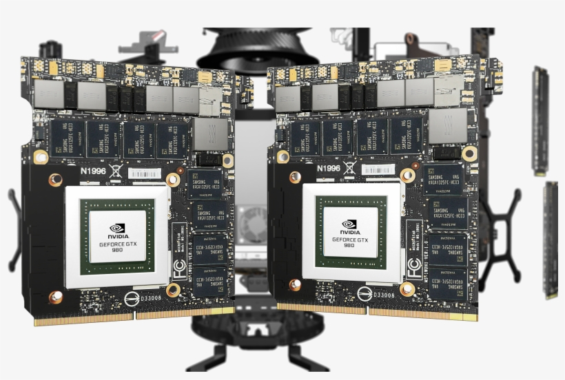 Mxm Modules In Play, Showing Samsung Gddr5, transparent png
