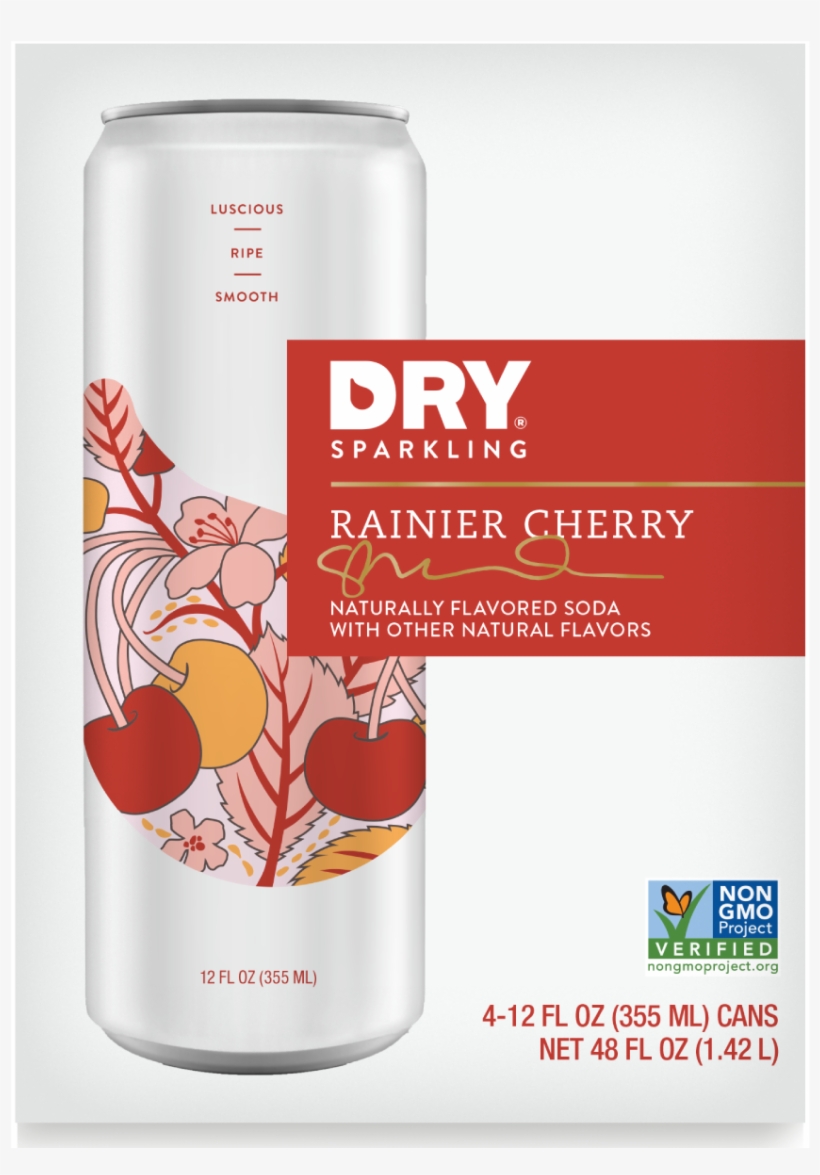 Dry® Sparkling Soda Cans, transparent png