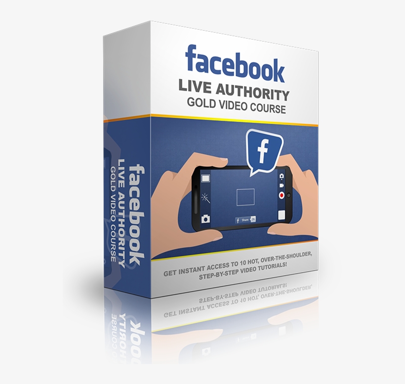 Facebook Live Authority Gold Video Course, transparent png