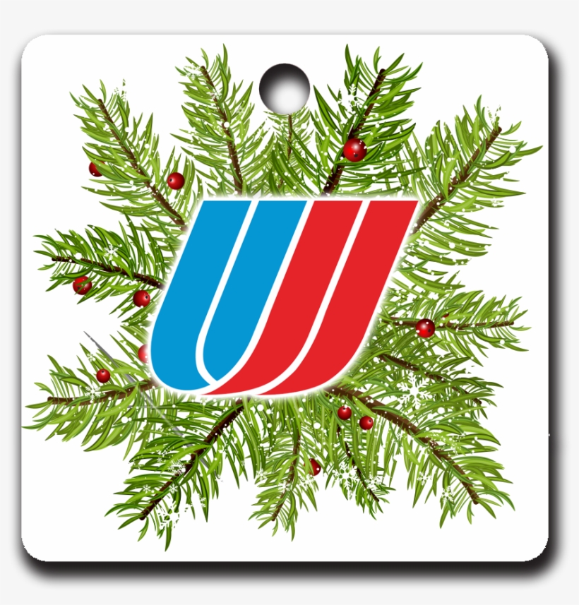 United Airlines Tulip Logo Ornaments, transparent png