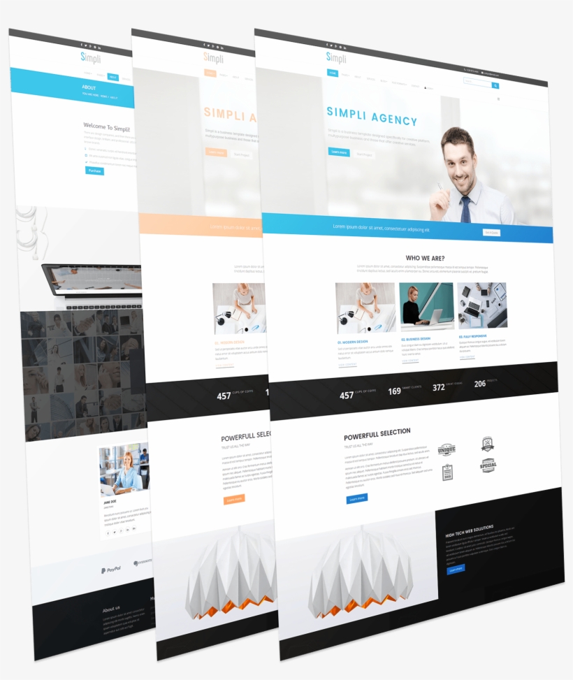 Business Joomla Template Features, transparent png