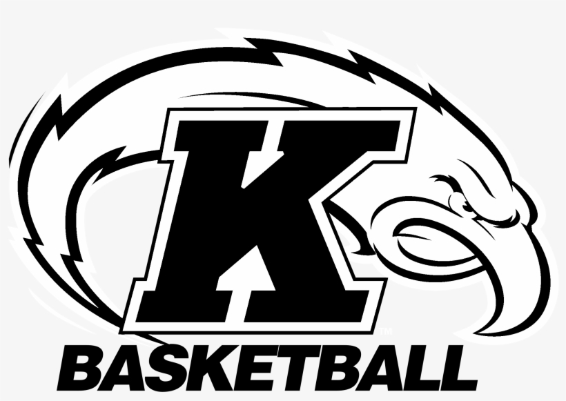 Ken State Basketball Logo Black And White, transparent png