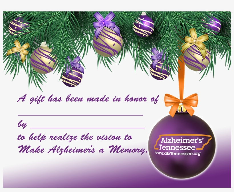 Alzheimer's Tennessee Honor Certificate, transparent png