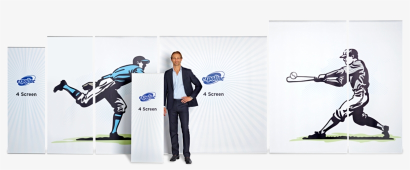 4 Screen Is A Banner System Available In Several Sizes, transparent png
