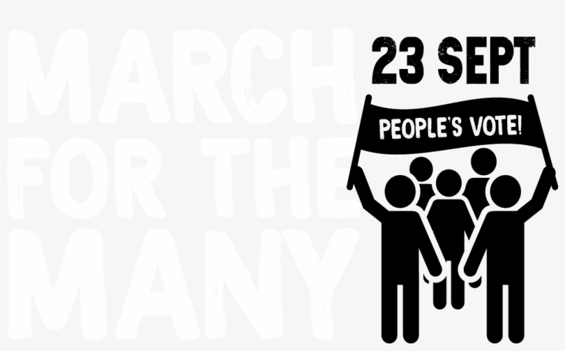 People's Vote March For The Many, transparent png