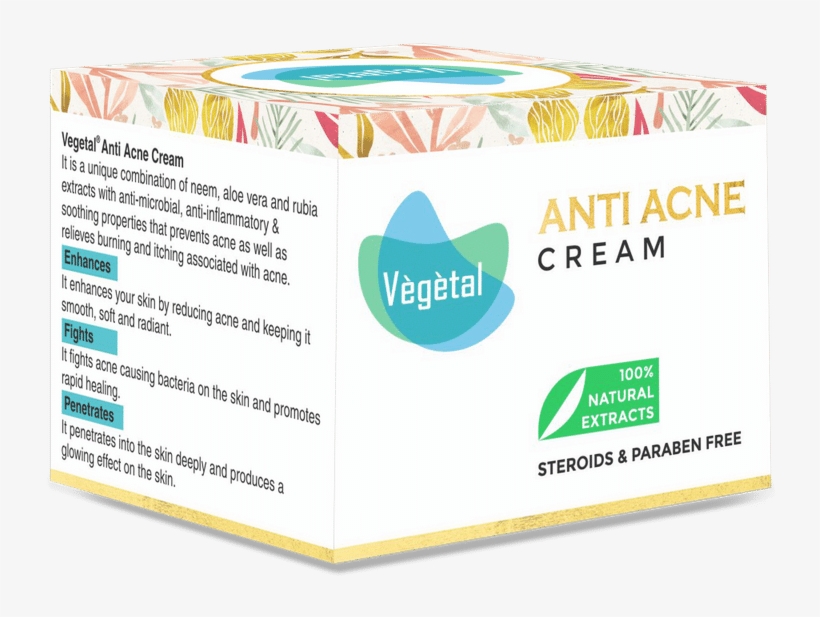 Vegetal Anti Acne Cream, transparent png