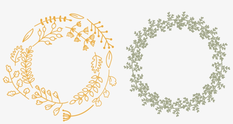 Wreath Autumn Illustration Flowers, transparent png