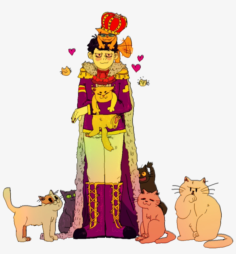 “ Happy Cat Prince Ichimatsu To Maintain The Balance, transparent png