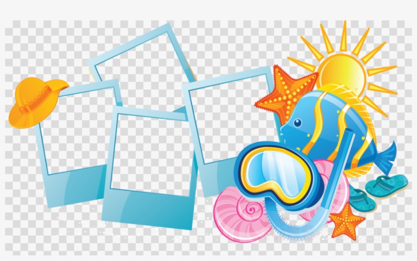 Summer Holiday Frame Clipart Vacation Clip Art, transparent png