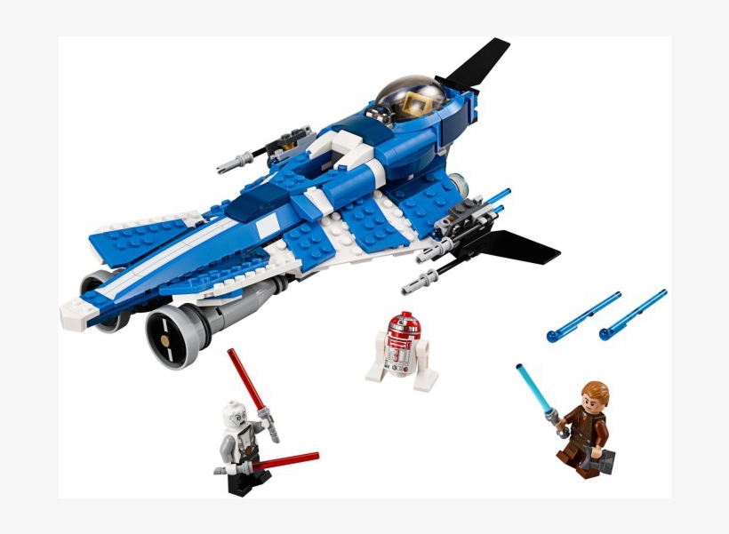 75087 Anakin's Custom Jedi Starfighter, transparent png