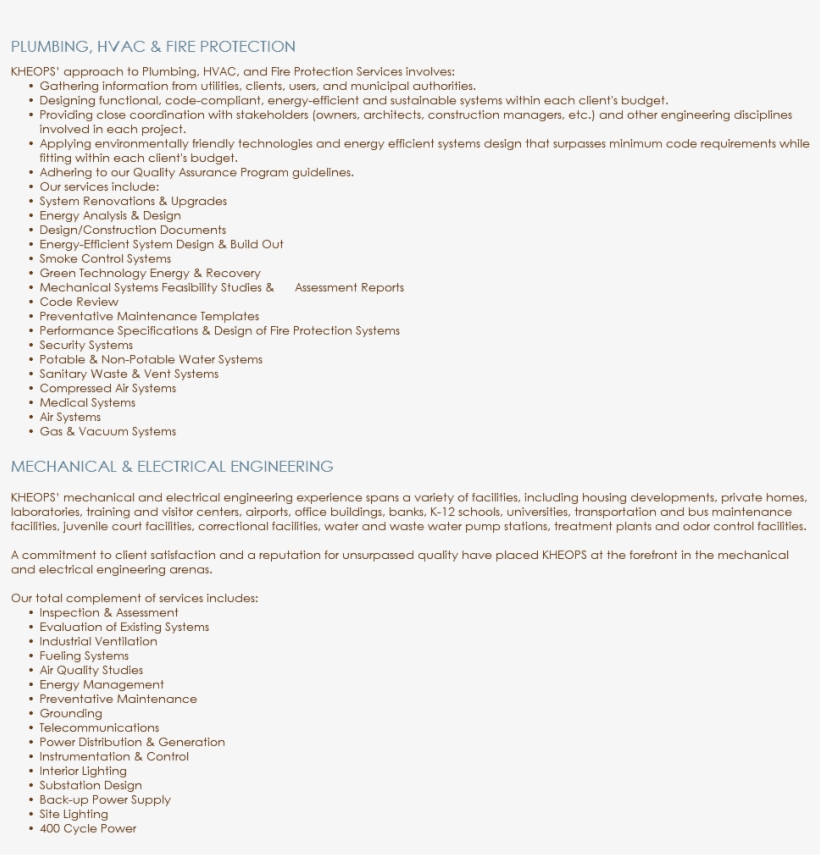 Plumbing, Hvac & Fire Protection Kheops' Approach To, transparent png