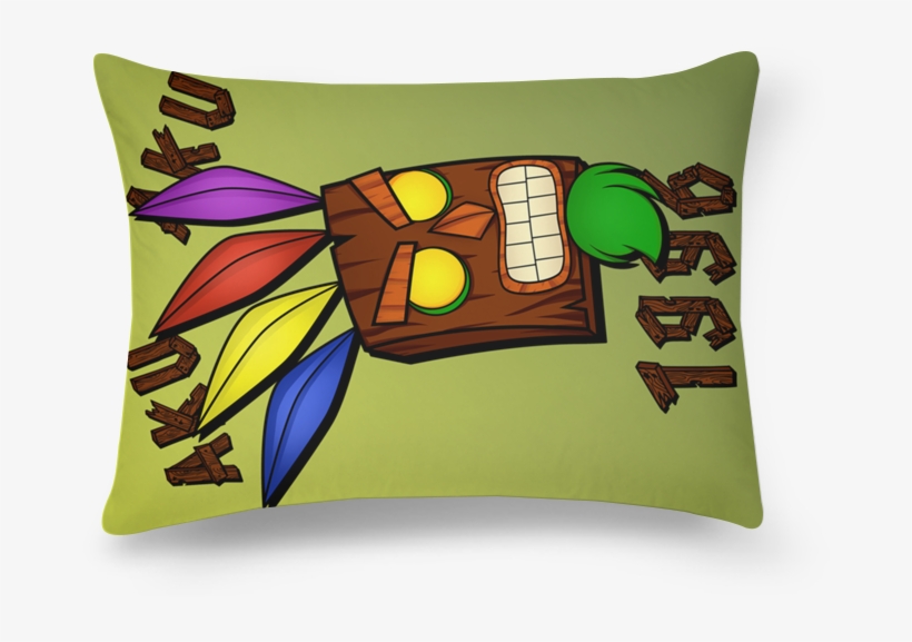 Almofada Retangular Aku Aku, transparent png