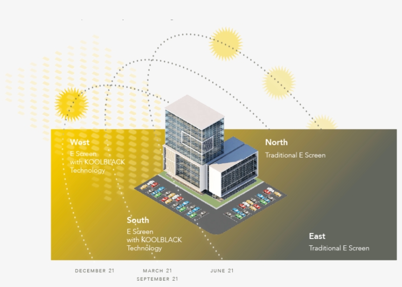 Spec An E Screen™ With Koolblack® Technology Fabric, transparent png