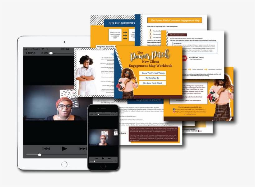 Get More Clients Power And Profit Mock Up, transparent png