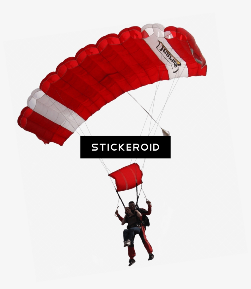 Red And White Parachute, transparent png