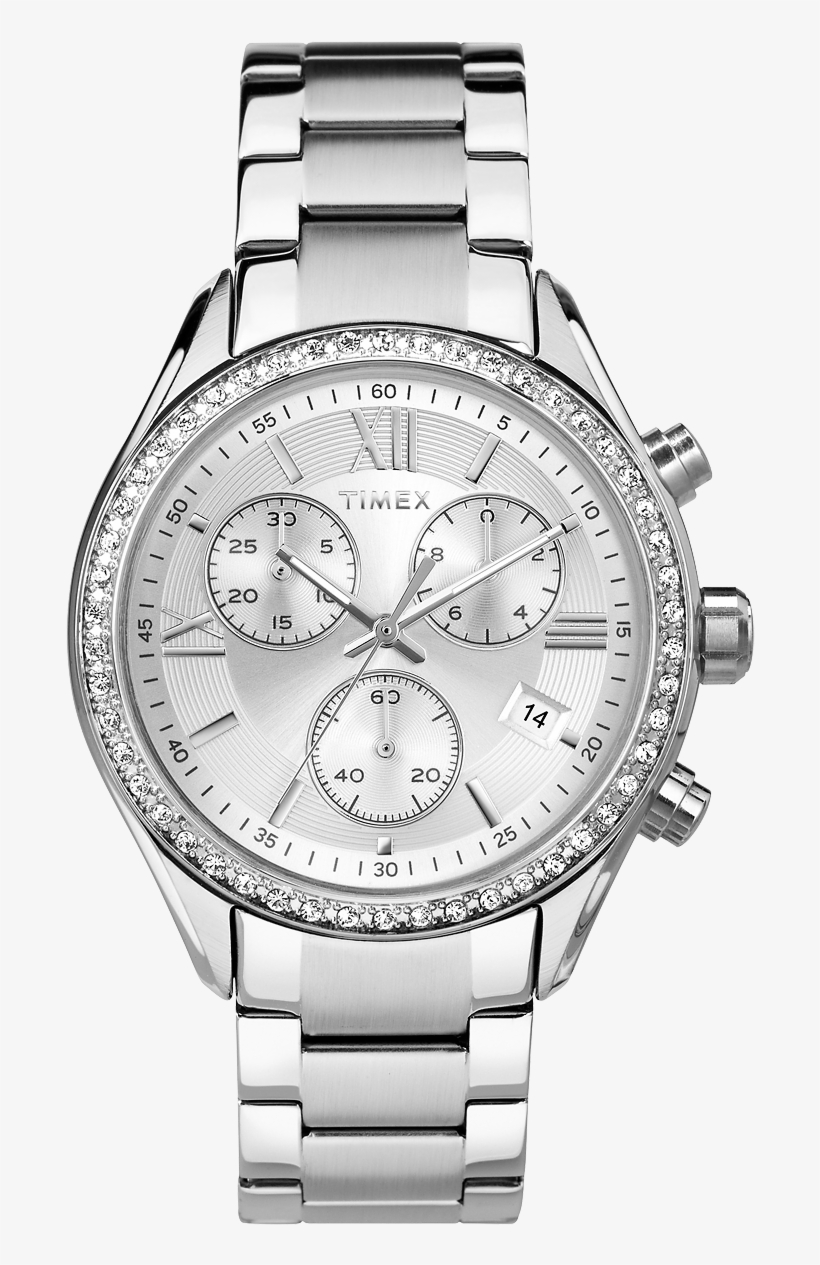 Miami With Swarovski® Crystals 38mm Bracelet Watch, transparent png