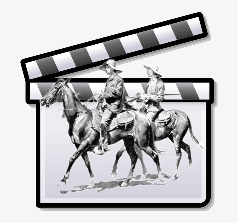 Western Film Clapperboard, transparent png