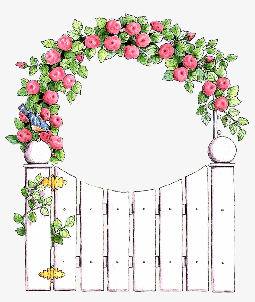 Flower Frame, Flower Clips, Borders And Frames, Digital, transparent png