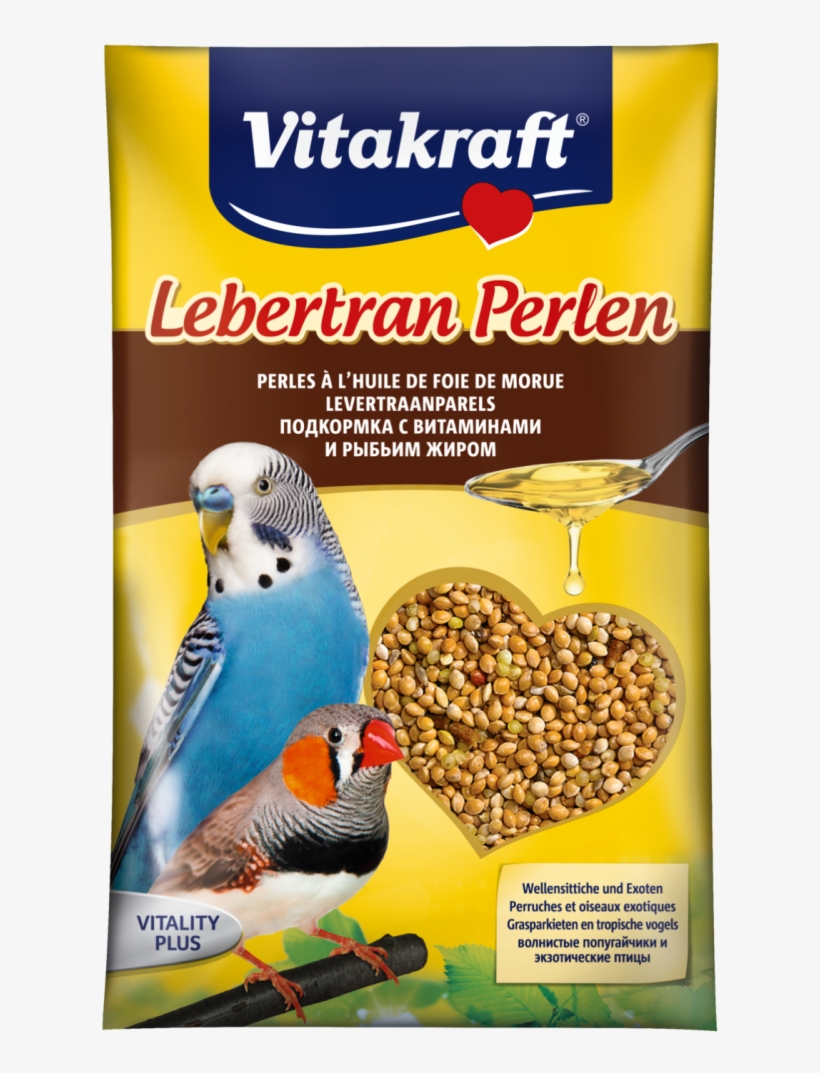 Cod Liver Oil Pearls For Budgies By Vitakraft 20 G, transparent png