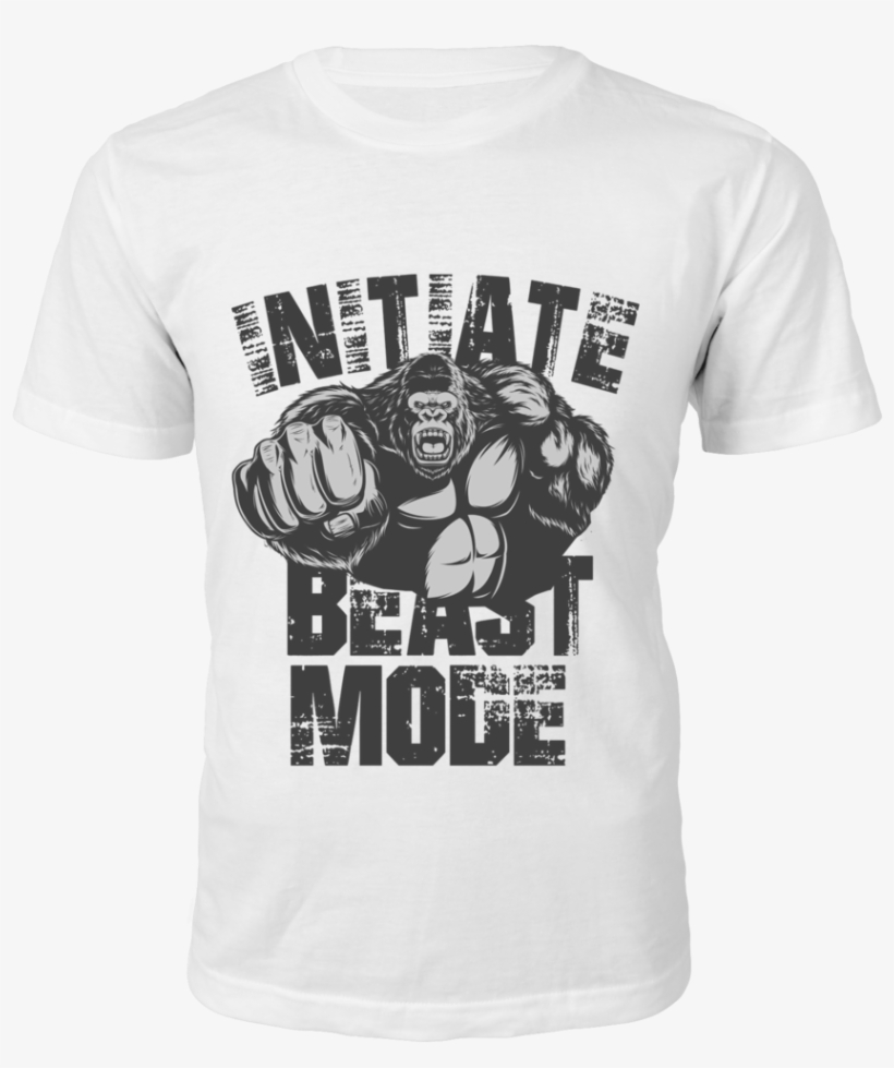 Beast Mode Ape T-shirt, transparent png