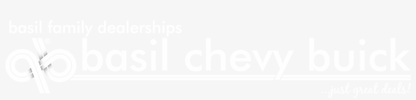 Basil Chevrolet Buick Fredonia White Logo - Graphic Design, transparent png